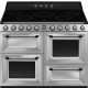 SMEG Cocina Eléctrica  TR4110IX2. Más de 4 zonas, Inoxidable,. Clase A